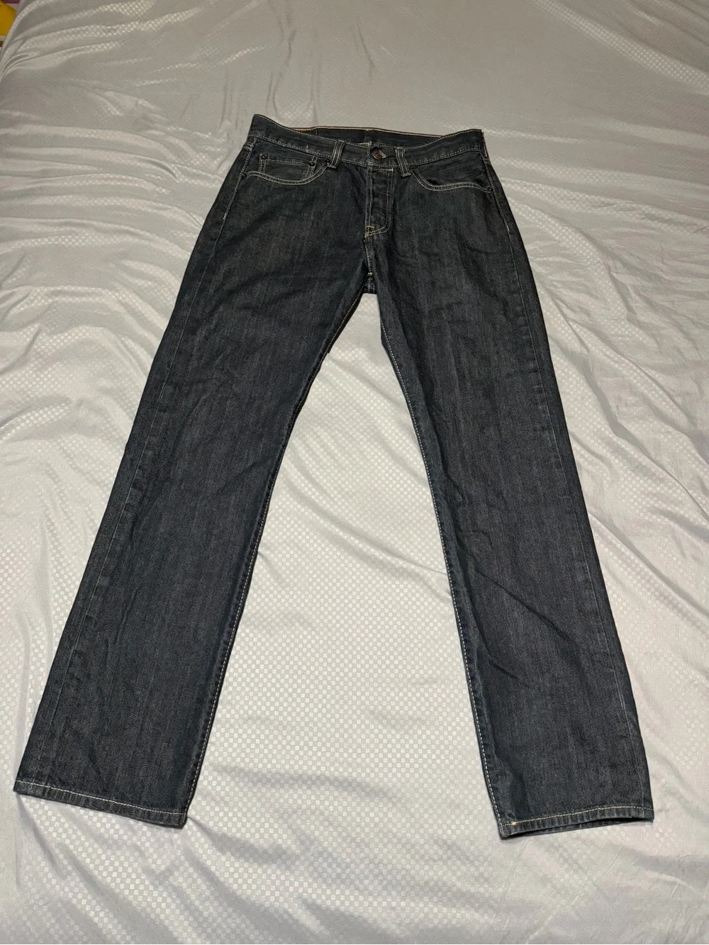 31x32 - Mens Levi's 501 Original Fit Jeans Rigid Dark Wash Blue